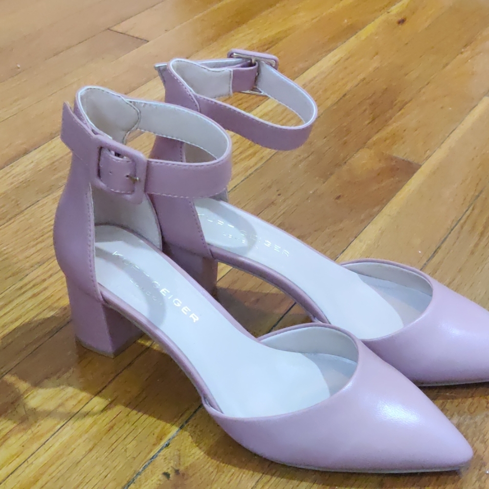 Pink Ankle strap pumps. Brand New, never worn.